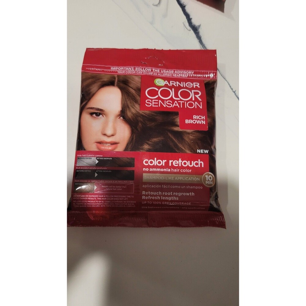 Garnier Color Sensation Color Retouch Hair Color Deep Brown Single Packet
